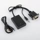 thumbnail image 3 of Convertidor VGA a HDMI con cable de audio Conexión VGA a HDMI para computadora portátil Monitor Aplicación para computadora personal, 3 of 6