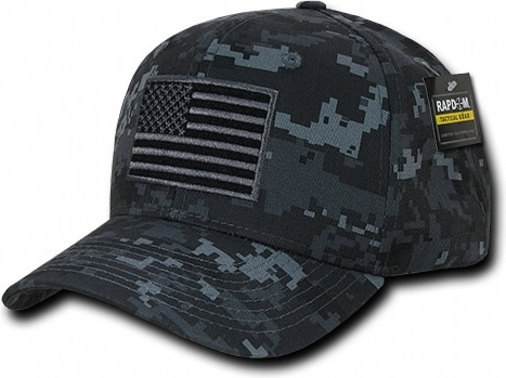 RapDom USA Structured Small Rubber Flag Mens Cap