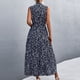 thumbnail image 4 of Vestido con estampado de lunares, vestido con estampado de lunares con cinturón, vestido de verano para mujer, vestido con cinturón, consigue más, 4 of 6