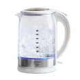 thumbnail image 1 of GreenLife 1.7 Liter Glass Electric Kettle, Easy One Touch Use, Quick Heating, Filtered Spout, LED Base, Auto Shut-Off, Cordless Serving, Coffee and T, 1 of 9