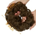 thumbnail image 3 of Women Synthetic Pony Tail Hair Extension Bun Big Wave Curls Hairpiece Wrap Scrunchie Chignon, 3 of 8