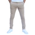 thumbnail image 1 of Pantalón skinny de gabardina stretch John Silver  Skinny de gabardina color arena, 1 of 2
