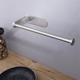 thumbnail image 7 of Mrmosy Paper Towel Holders Wall Mount Kitchen Paper Holder Under Cabinet Silver, 7 of 7