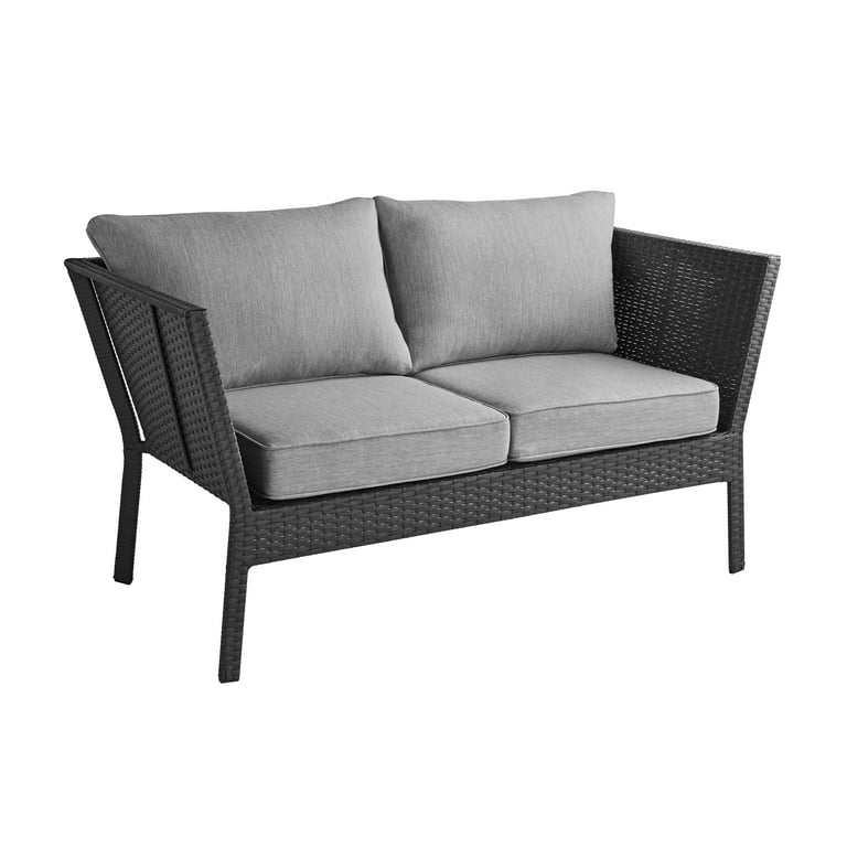 Mainstays Ayden Park 4 Piece Outdoor Patio Conversation Set Brown