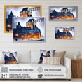 thumbnail image 4 of Designart Chateau Frontenac In Winter I Canvas Wall Art, 4 of 5