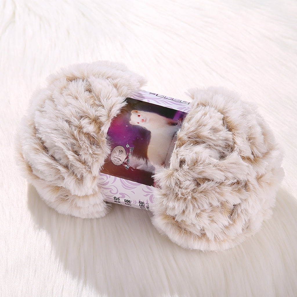 50g/Ball Long Velvet Wool Soft Baby Towel Scarf Hat Line DIY Hand Knitting  Yarn Thick Line For Crochet Needle Work