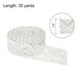 thumbnail image 2 of Unique Bargains Lace Ribbon 30 Yards 1.2 Inch Cotton Lace Trim for Craft,Gift Wrappers,Headbands,White Style 11, 2 of 5