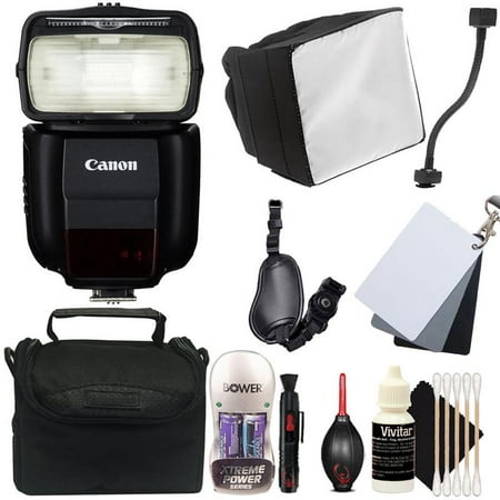 Canon Speedlite 430EX III Non RT Flash with Top Accessory Kit for Canon Digital SLR