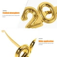 thumbnail image 4 of Minkissy New Year Party Prop Glasses Golden PC Photo Prop 1Pack for Adults, 4 of 4