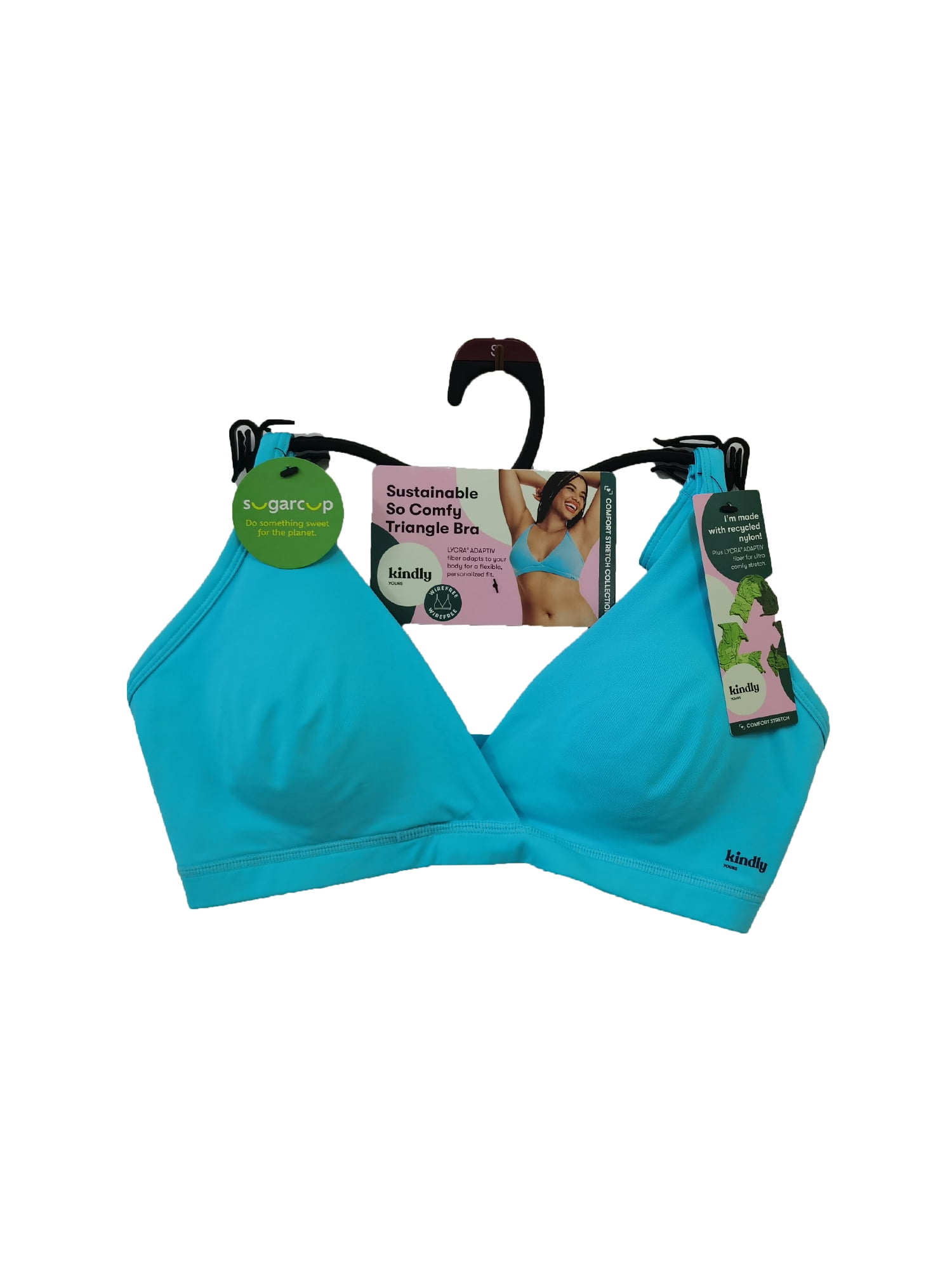 Kindly Yours So Comfy Micro Wire-Free Triangle Bra, Sizes S-XXXL