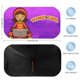 thumbnail image 2 of Chica Palabra Sombrilla Solar para Auto - Protector de Parabrisas Plegable | Cortina Solar Delantero | Bloqueo UV y Aislamiento de Calor 133x73cm, 2 of 6