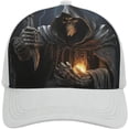 thumbnail image 1 of Grim-Reaper Baseball Cap Classic Golf Cap Soft Dad Hat Multicolor Adjustable Low Profile Hat Unisex, 1 of 6