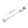 thumbnail image 2 of Unique Bargains 3/8" Flex-Head Ratcheting Combination Wrench SAE 72 Teeth 12 Point Ratchet Box Ended Spanner Tools, Cr-V, 2 of 5