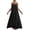 Black, variant on Spaghetti Strap Maxi Dress Cotton Linen Feel Sleeveless Summer Sundress Casual Loose Fit Flowy A-Line Long Beach Dress