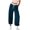 Blue, variant on Fashion Plus Size Casual Pants for Womens Elastic Waist Solid Color Fashionable And Comfortable High Waisted Workwear Pants With 8 Pockets For Casual Wear