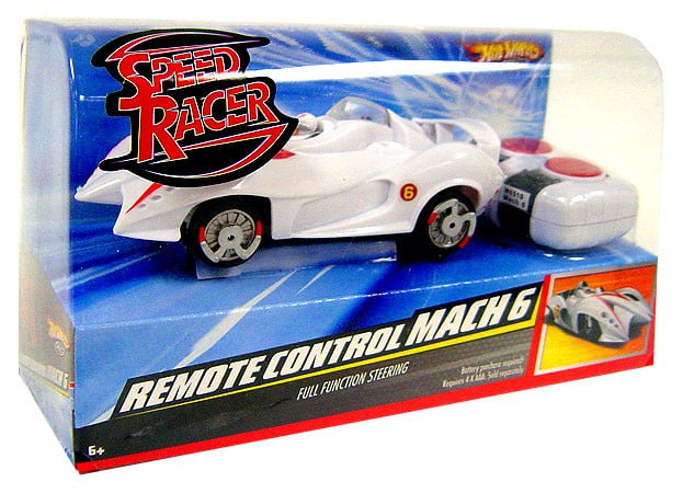Details about   WHITE HOT WHEELS SPEED RACER MACH 6 RC CAR 27 MHZ W/ REMOTE 2007 MATTEL Tested