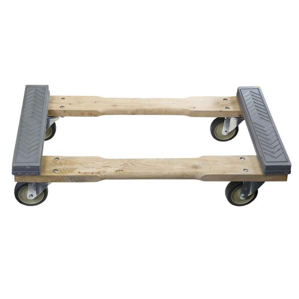 Rubber Cap Moving Dolly 18" x 32" with 4" Wheels