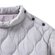 thumbnail image 4 of Ceisia Men Winter Solid Color Windproof Warm Gift Loose Fit Quarter Sleeve Round Neck Casual Fashion Coat Tops, 4 of 4