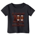 thumbnail image 3 of Girl Tops Size 10-12 Girls Tee Shirts V-Neck Relaxed Fit Breathable Fashion Preschool 100 Day Of Back To School T-Shirt, Size 6 Years, 3 of 4