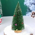thumbnail image 5 of Christmas Tree Stems Decorations,Miniature Christmas Tree,Snow Frosted Cedar Tower Style Christmas Decoration,Holiday Decoration for Desktop Party Displays,10inch, 5 of 8