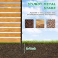 thumbnail image 4 of Slsy Paneles de Privacidad para Exterior con Estacas de Metal, Cercado para Aire Acondicionado o Piscina, 2 Paneles de Madera Sólida 36"x44", Fácil de Montar y Duradero, 4 of 9