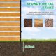 thumbnail image 4 of Slsy Paneles de Privacidad para Exterior con Estacas de Metal, Cercado para Aire Acondicionado o Piscina, 2 Paneles de Madera Sólida 36"x44", Fácil de Montar y Duradero, 4 of 9