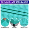 thumbnail image 3 of Stretch Chair Covers for Dining Room Set of 4, Removable Washable Dining Room Chair Covers, Dining Chair Slipcovers Seat Protector, Great for Home and Banquet Decoration (Turquoise, 4 Pack), 3 of 7