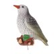 thumbnail image 4 of Estatua de pájaro de resina, esculturas de animales de aves para jardín - Negra, como Negro, 4 of 9
