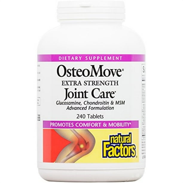 Natural Factors - OsteoMove¨ Extra Strength Joint Care - 240 Tablet ...