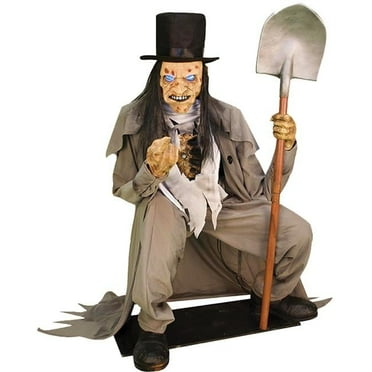 Animated Crouching Grave Digger Prop