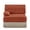 Red Brown-Left Armrest, variant on Hommoo Comfort Velvet Fabric Armless Sofa, Button Tufted Design & Floor-grazing Tassel, Red Brown
