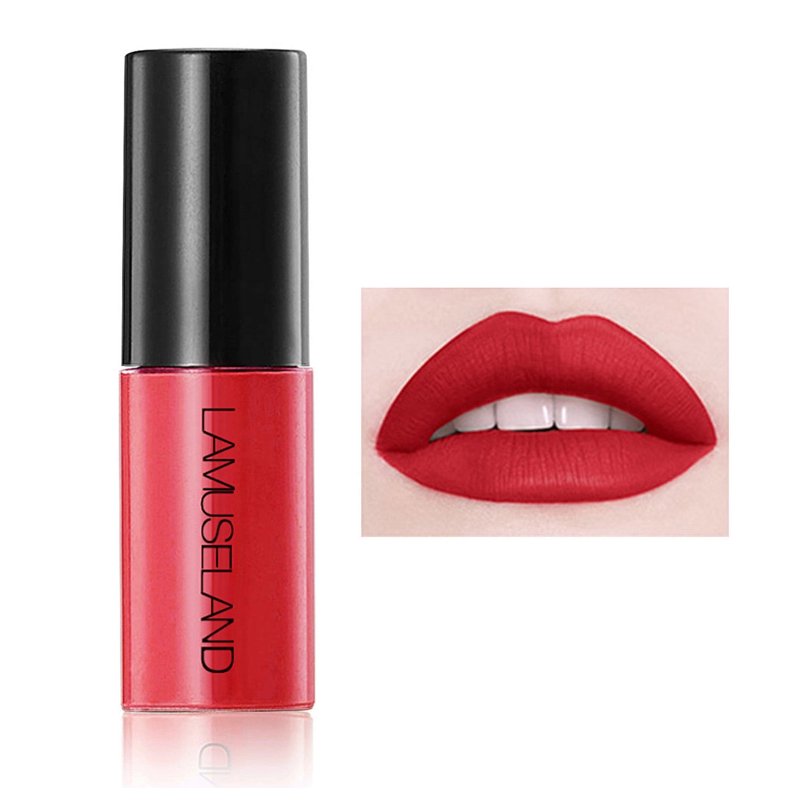 Mini for Bluethy Long-Lasting Makeup Lipstick Liquid Gloss Waterproof Liquid Matte Non-Stick Lipstick Natural Beauty 3.5g