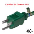 thumbnail image 5 of Clear Power 16/3 SJTW 9 ft 3-Outlet Lawn & Garden Outdoor Extension Cord, Water and Weather Resistant, Green, CP10140, 5 of 9