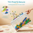 thumbnail image 6 of Sindcom 24 QT Plastic Storage Box with Building Baseplate Lid and Removable Tray,Craft Organizer and Storage for Art Supplies, Beads and Sewing,1 Pack, 6 of 10