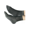 thumbnail image 4 of Hanerdun 12 Pairs Men Thin Crew Socks, Dark Gray, Size 6-10, 4 of 5