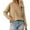 Beige, variant on Wdgfv Women's Crewneck Sweater Pullover Women's Soft Knit Pullover Sweater Long Sleeve Casual Comfortable Everyday Wear Warm Winter Fall Tops Versatile