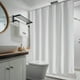 thumbnail image 5 of Cortina de ducha, cortina de baño de ducha de poliéster, cortina de ducha impermeable, ganchos para colgar en la cortina de baño, uso conveniente, 5 of 8