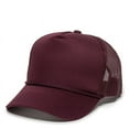 thumbnail image 4 of Outdoor Cap GL-155 High Profile Mesh Back with Cord-Maroon, 4 of 8