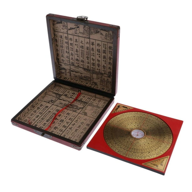 Brújula profesional, brújula geomántica, herramientas Feng Shui, brújula Luo Pan, brújula Feng Shui