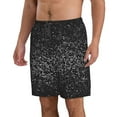 thumbnail image 2 of Salouo Black And White Dotted Pattern Swim Trunks for Men,Men's Hawaiian Bathing Suit Swimsuits Quick Dry Swimming Board Shorts Beach Shorts with Pockets-Large, 2 of 6