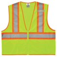 thumbnail image 1 of GloWear 21291 Type R Class 2 Economy Two-Tone Vest, Lime - Extra Small, 1 of 1