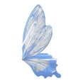 thumbnail image 4 of Abbracc 40 Pieces Flower Wrapping Papers Packaging Papers Butterfly Styling DIY Crafting Blue, 4 of 9