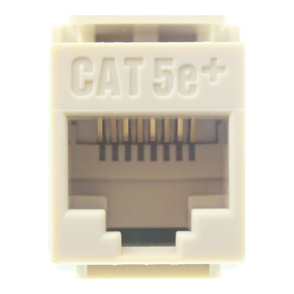 Pass & Seymour Ivory Keystone Connector Vertical Cable Connector Jack RJ45 Category 5e KS58AB-I