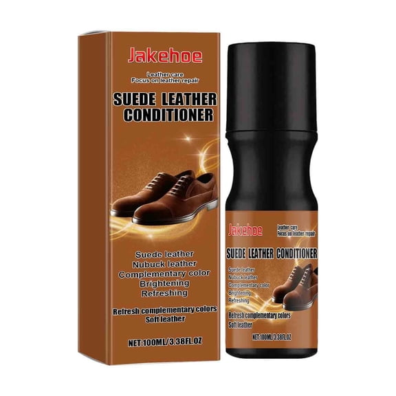 Yannianjz under $5 Velvet Leather Refinisher, Suede Leather Cleaner,100ml Leather Conditioner,Shoe Boot Care Kit,Leather Restoration Spray,Stain Removal Cleaner,Leather Protector Spray