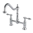 thumbnail image 1 of Kingston Brass KS1171TAL 8"" Centerset Kitchen Faucet Less Sprayer Polished Chrome, 1 of 3