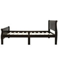 thumbnail image 6 of Jopath Twin Platform Bed, Wood Bed Frame with Headboard and Wood Slat Support for Teen and Adult Espresso, 6 of 9