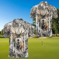 thumbnail image 4 of HUIACONG Deer Camo Couples Matching Shirts Sleeveless Golf Tops for Women Golf Shirt for Men Short Sleeve Active Tops Lightweight Moisture Wicking Breathable Outdoor Wear Man L, 4 of 6