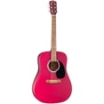 thumbnail image 4 of Fender FA Series Dreadnought Acoustic Guitar - Crimson Red w/ Gig Bag, 4 of 8