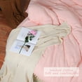 thumbnail image 5 of PiccoCasa 3Pcs Duvet Quilt Cover Set with Pompoms for Queen Bed, Pare Pink, 5 of 6