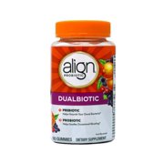 Align Digestive Health Prebiotic + Probiotic Gummies Fruit Flavored - 50 Ct